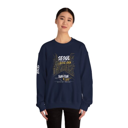 Seoul Good Idea Unisex Crewneck Sweatshirt - Perfect for Travel Enthusiasts - Image 12