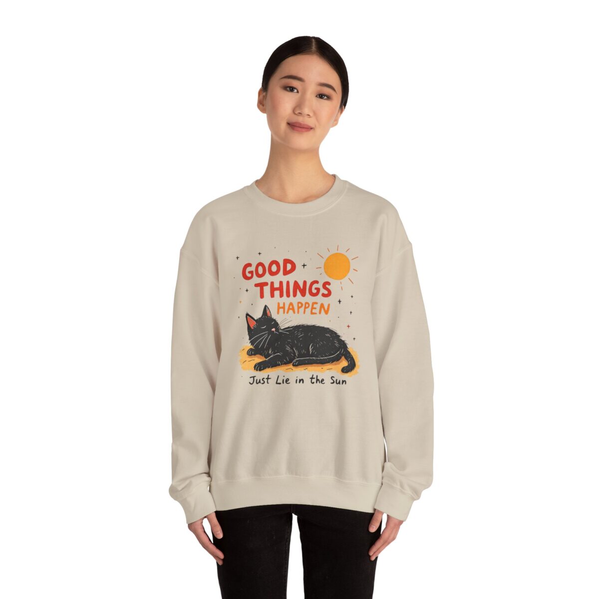Good things happen Unisex Heavy Blend™ Crewneck Sweatshirt - Image 12
