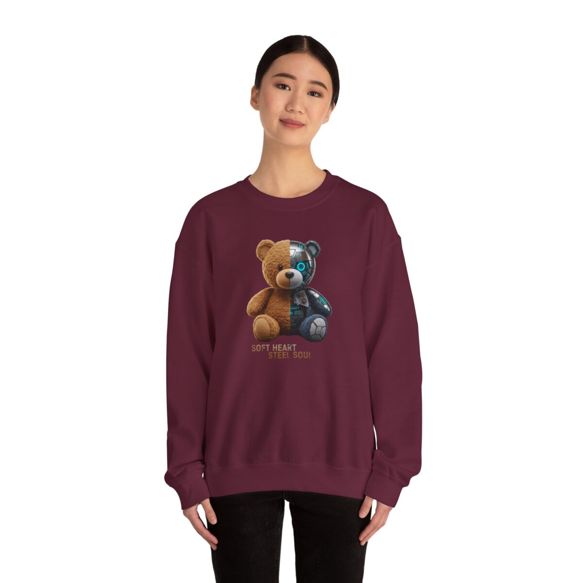 SOFT HEART, STEEL SOUL Unisex Heavy Blend™ Crewneck Sweatshirt - Image 20