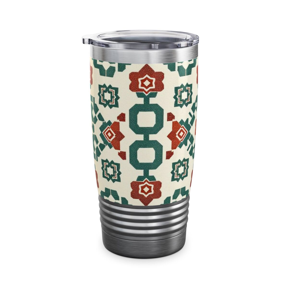Traditional Korean Geometric Patterns Ringneck Tumbler, 20oz - Image 6