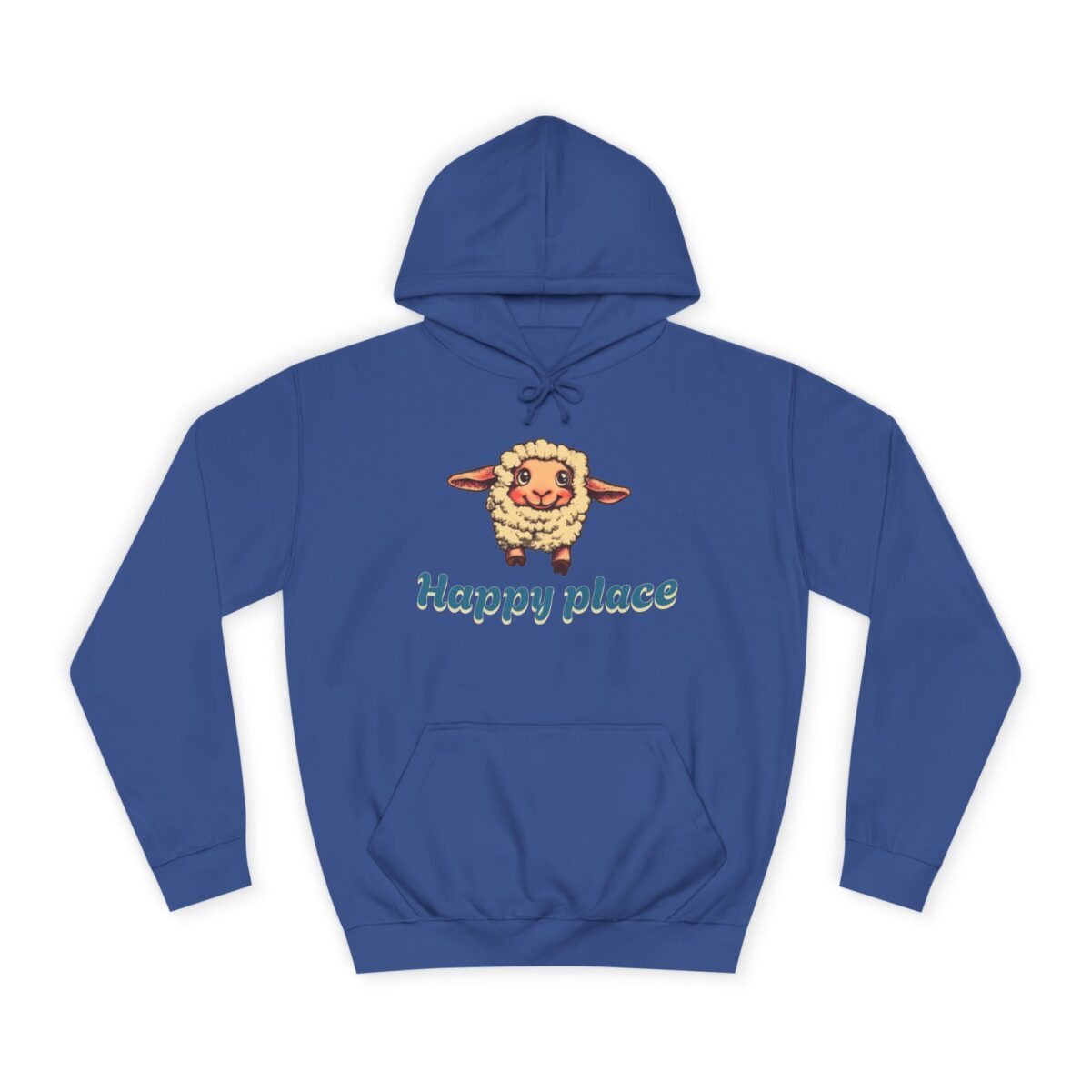 Happy place Unisex College Hoodie - Image 25