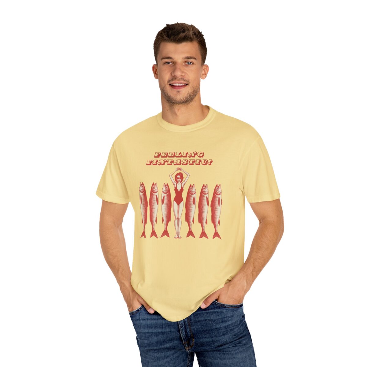 Feeling Fantastic Unisex Garment-Dyed T-Shirt - Image 8