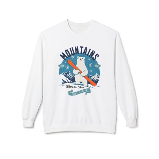 Mountains Unisex Midweight Softstyle Fleece Crewneck Sweatshirt