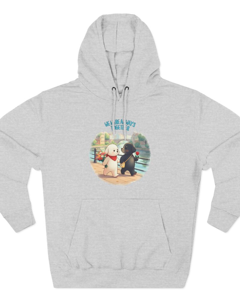 Always together Three-Panel Fleece Hoodie
