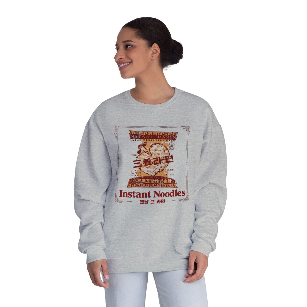 Korean first instant noodle Unisex NuBlend® Crewneck Sweatshirt - Image 16