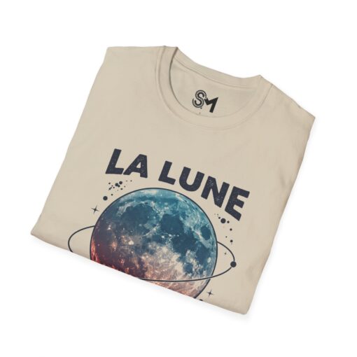 La lune Unisex Softstyle T-Shirt - Image 4