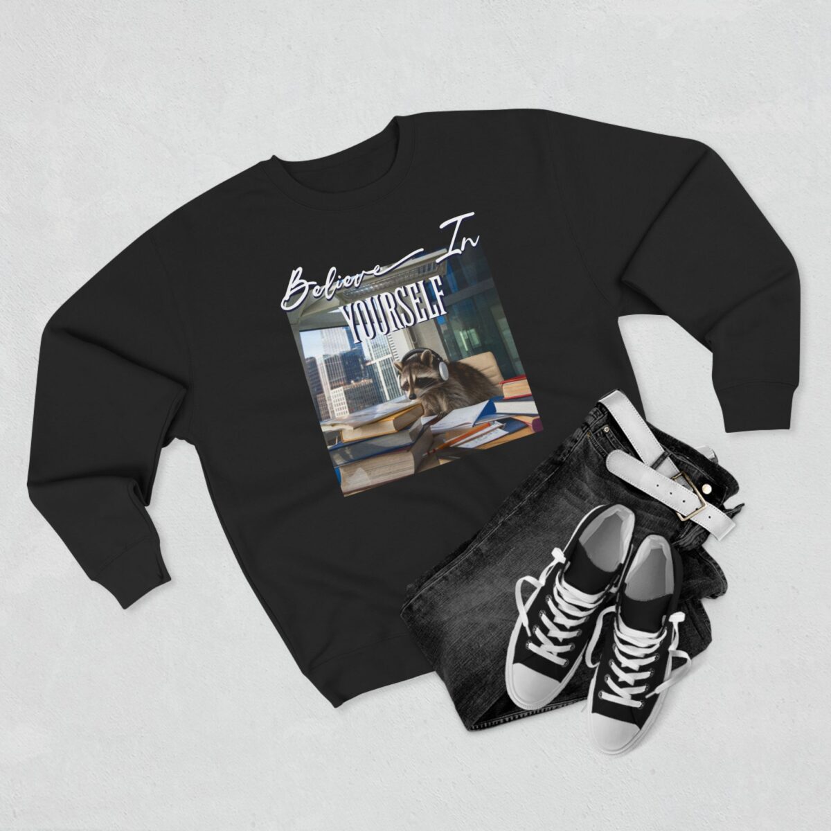 Believe in yourself Unisex Crewneck Sweatshirt - Image 11