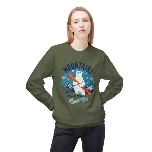 Mountains Unisex Midweight Softstyle Fleece Crewneck Sweatshirt - Image 19