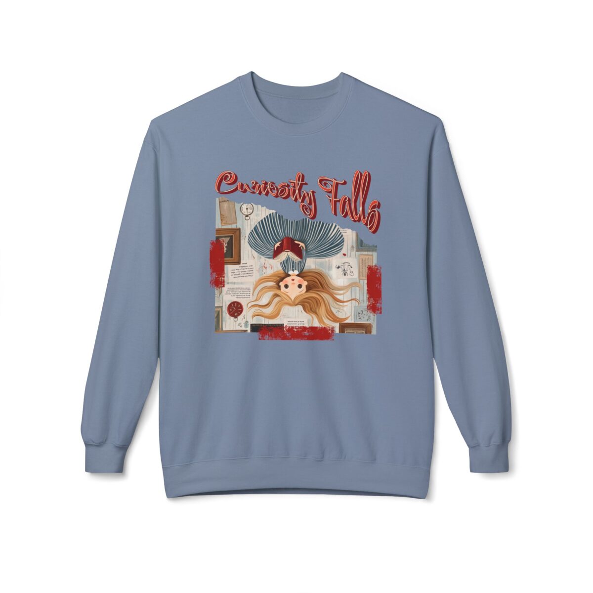 Curiosity falls Unisex Midweight Softstyle Fleece Crewneck Sweatshirt - Image 21