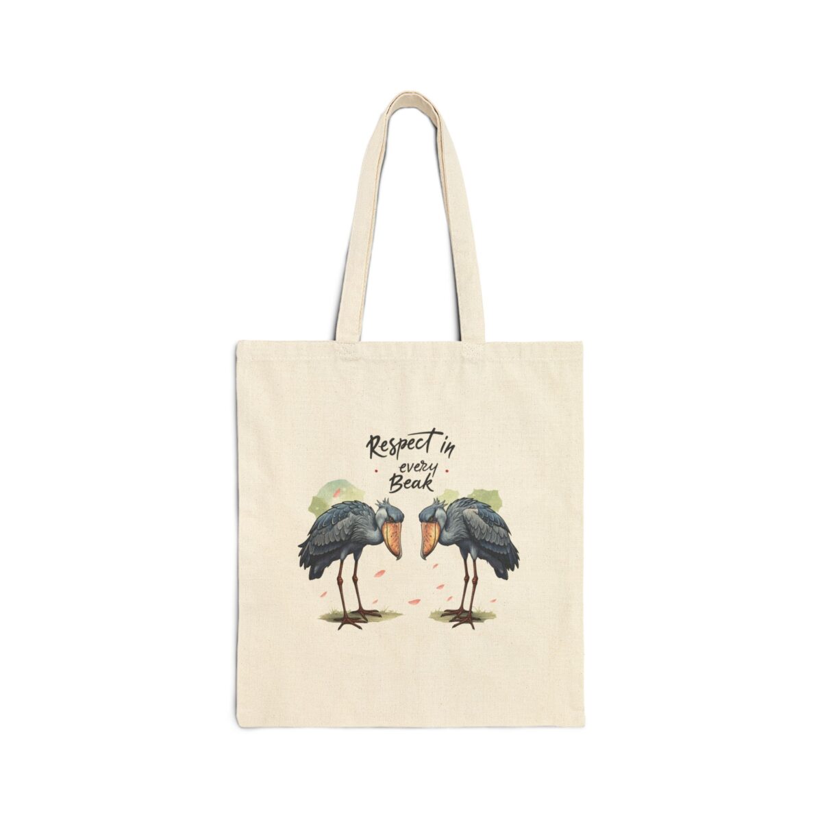 Respect in Every Beak Cotton Canvas Tote Bag
