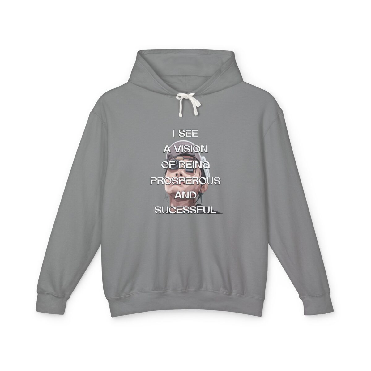 I see a vision Unisex Lightweight Hooded Sweatshirt - Image 9