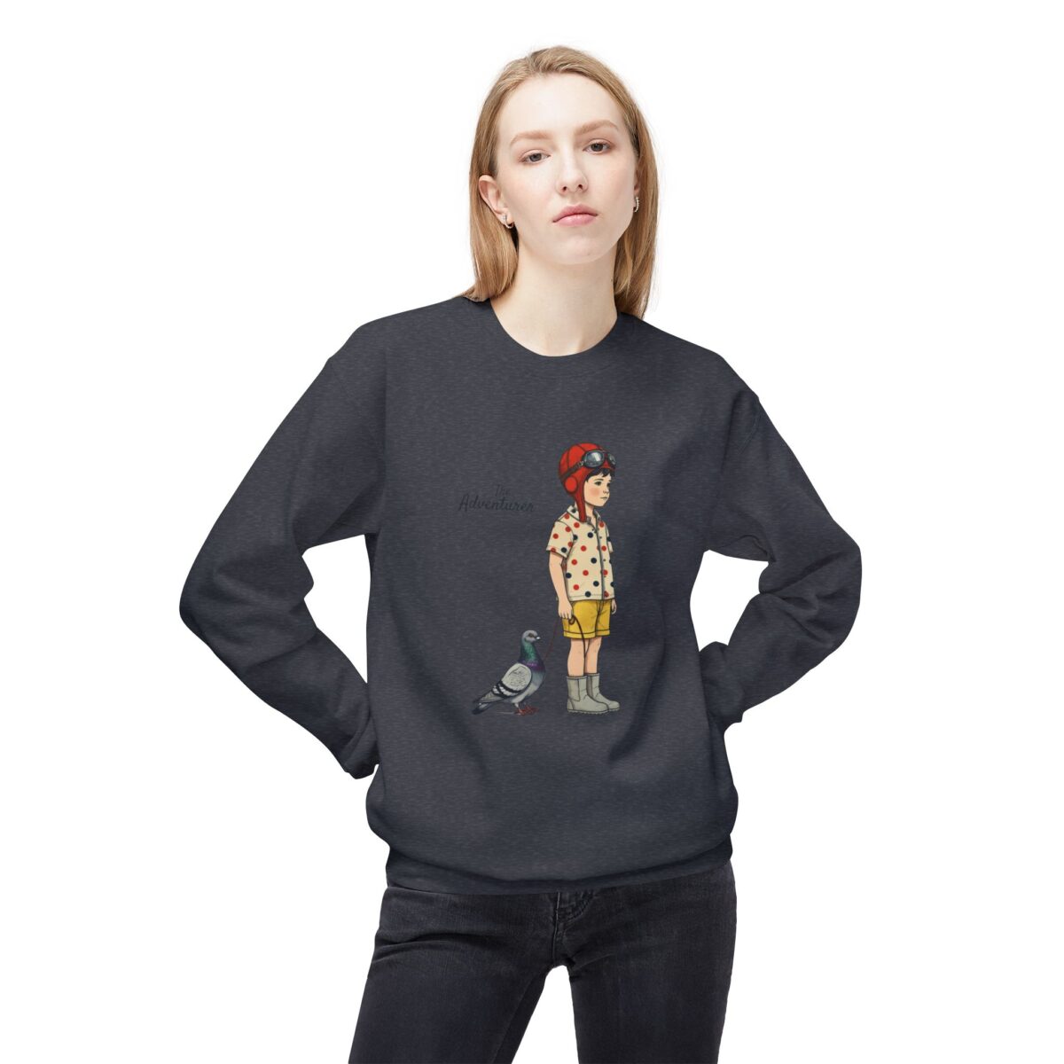 The adventurer Unisex Midweight Softstyle Fleece Crewneck Sweatshirt - Image 11