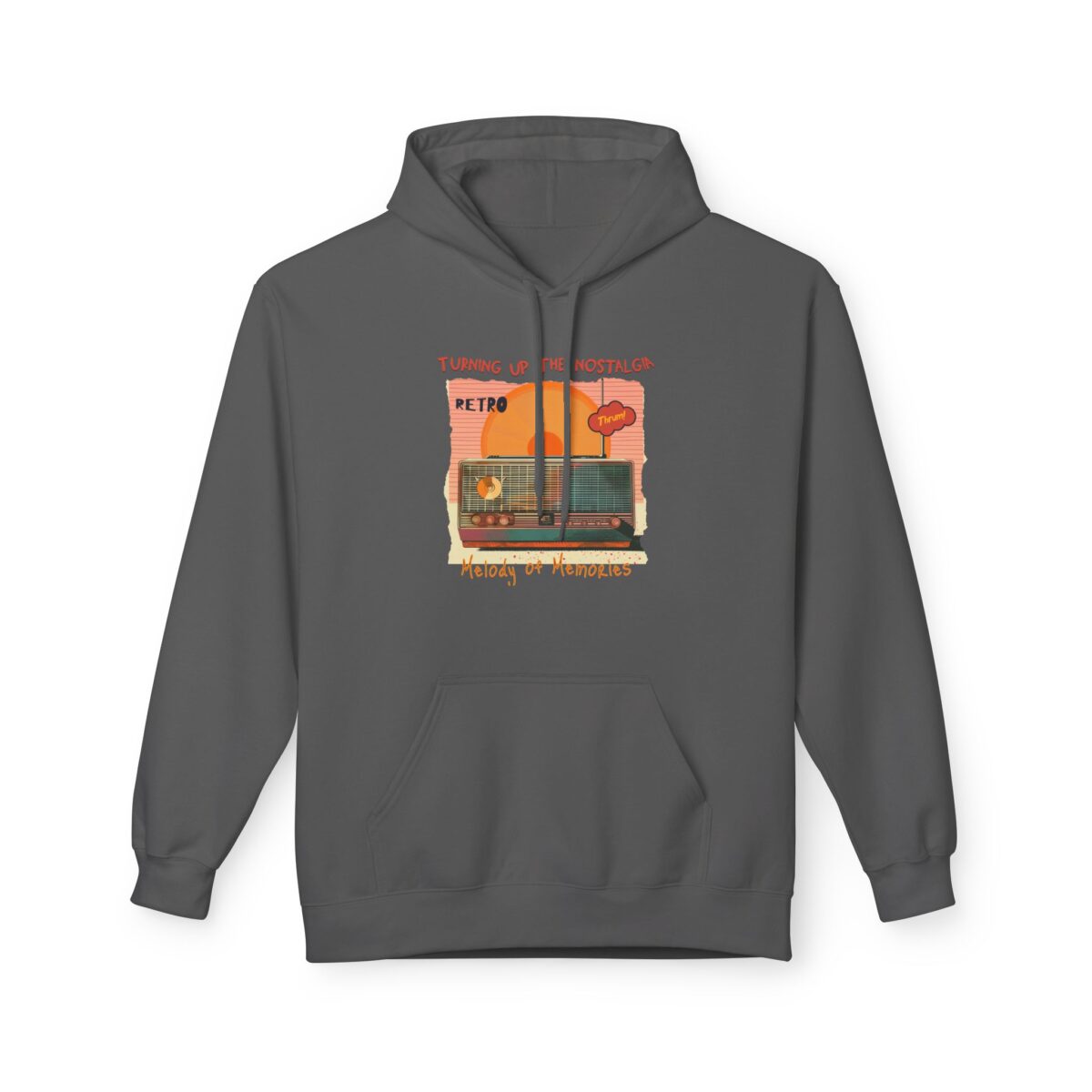 Turning up the nostalgia Unisex Midweight Softstyle Fleece Hoodie - Image 41