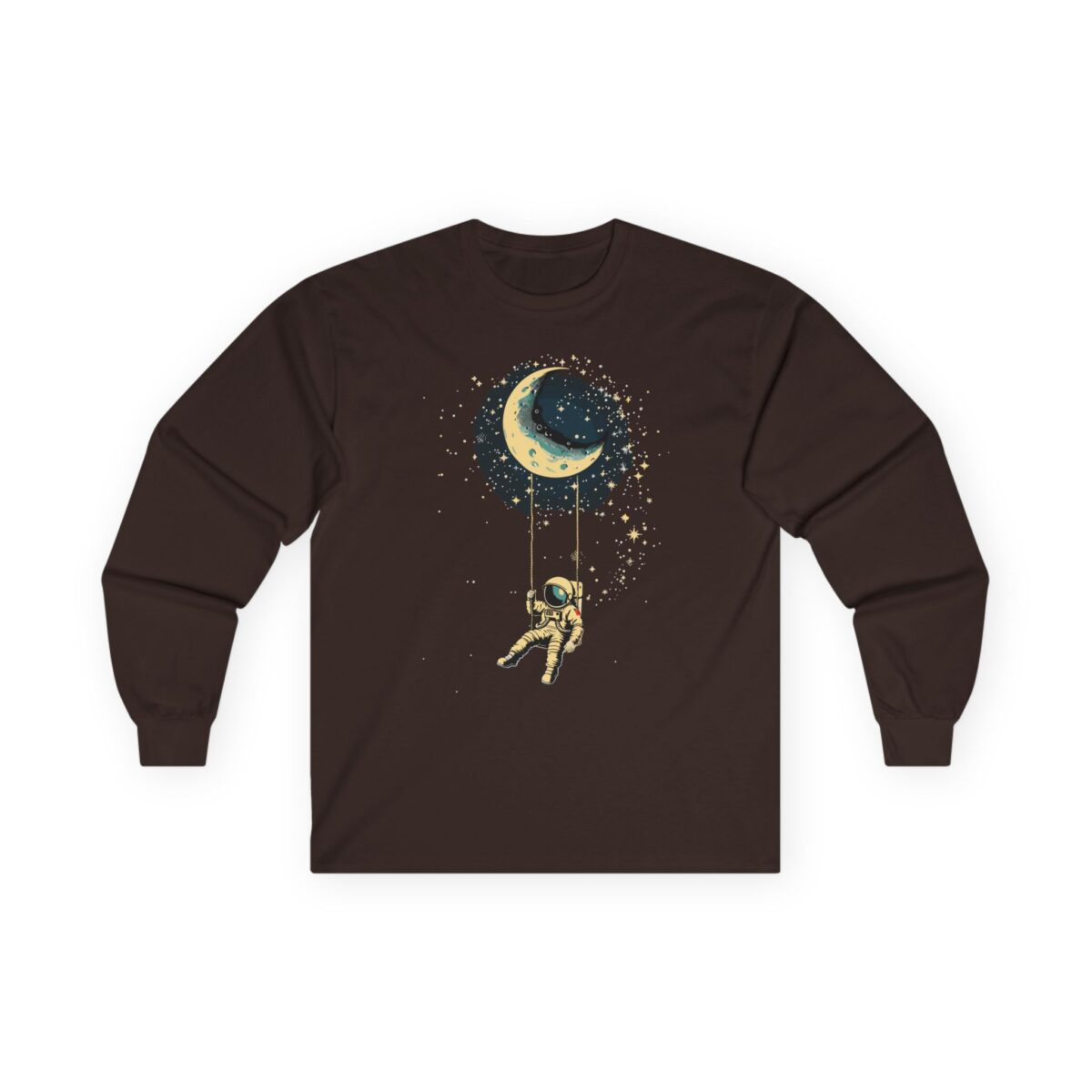 Moon Swing Unisex Ultra Cotton Long Sleeve Tee - Image 4