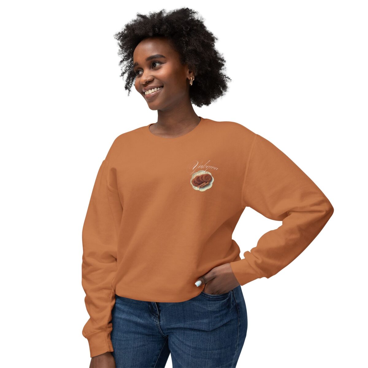 How to make Yakgwa Unisex Lightweight Crewneck Sweatshirt - Image 3