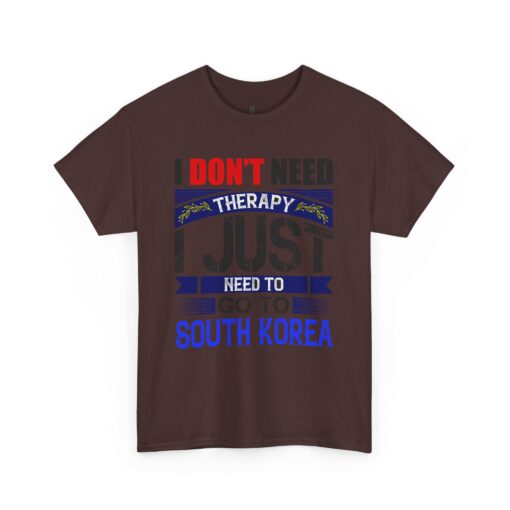 I just need to go to Korea Unisex Heavy Cotton Tee - Image 11