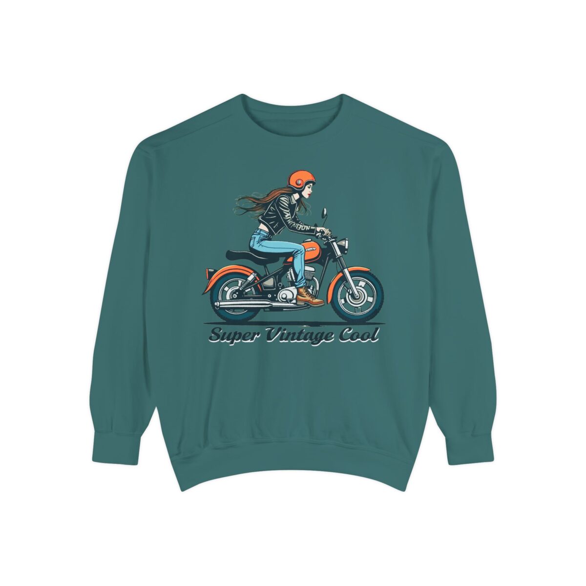 Super vintage cool Unisex Garment-Dyed Sweatshirt - Image 17