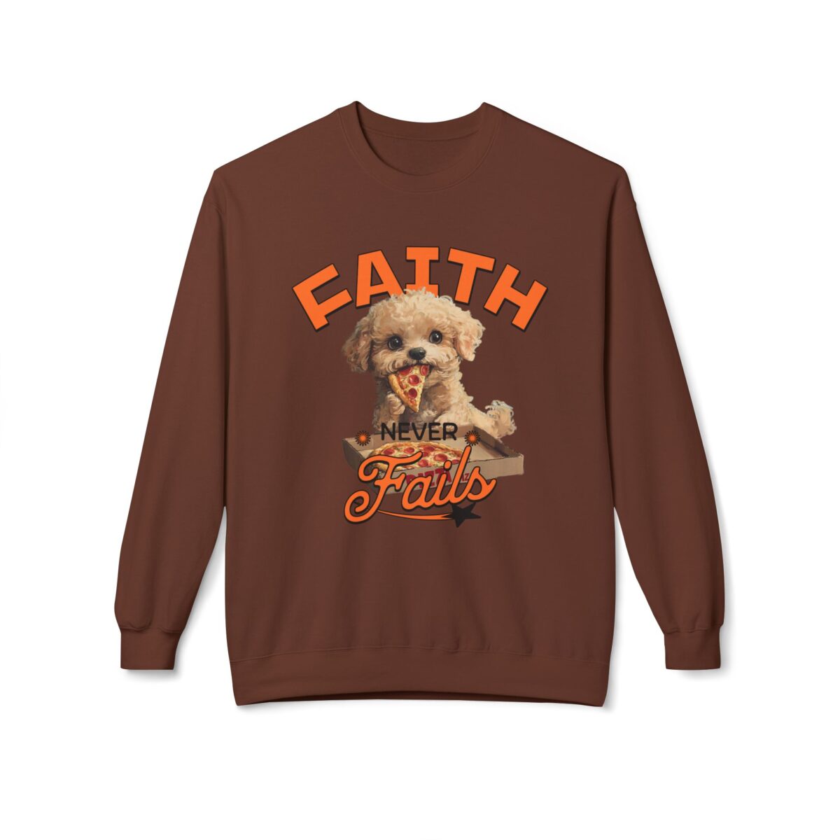 Faith never fails Unisex Midweight Softstyle Fleece Crewneck Sweatshirt