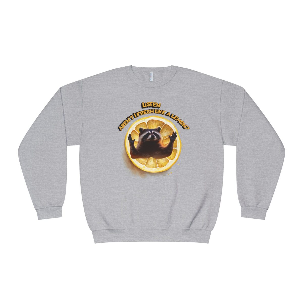 Lemonish racoon Unisex NuBlend® Crewneck Sweatshirt - Image 21