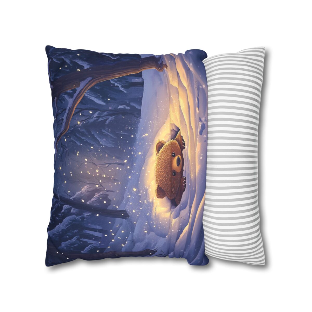 Is it still winter? Faux Suede Square Pillowcase - Image 10