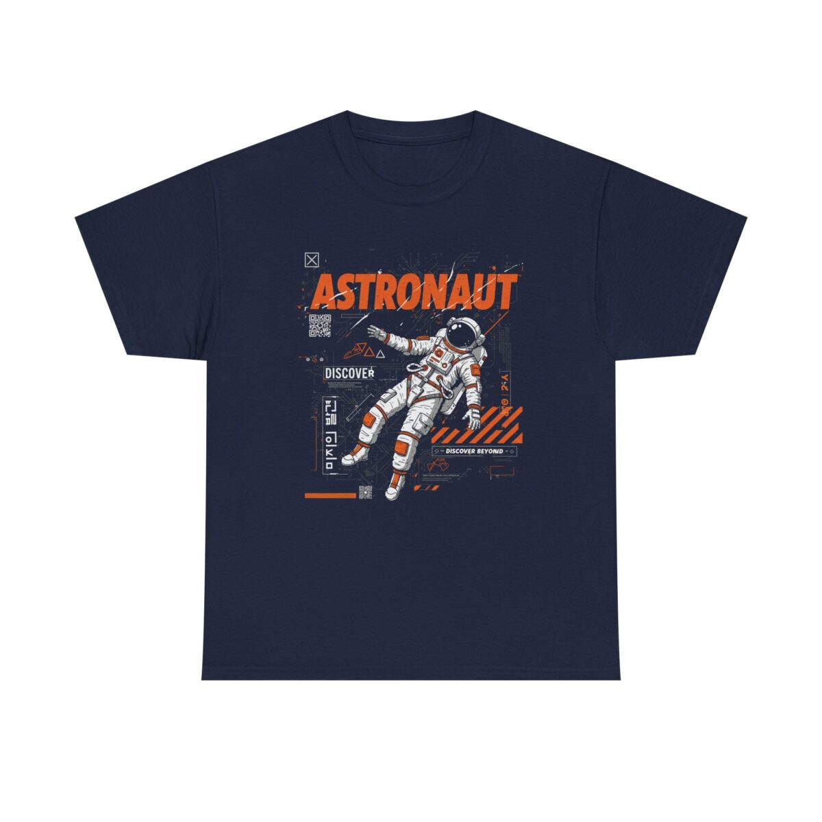 Astronaut Unisex Heavy Cotton Tee - Image 9