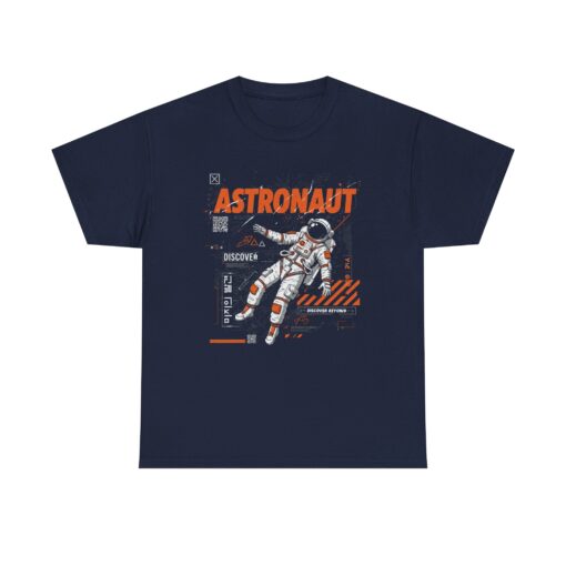 Astronaut Unisex Heavy Cotton Tee - Image 9
