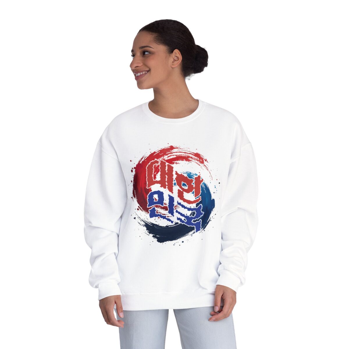 Korea2 Unisex NuBlend® Crewneck Sweatshirt - Image 4
