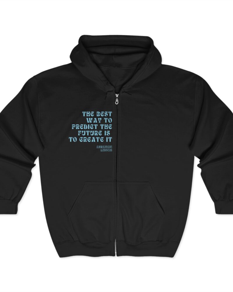 Creat the future Unisex Heavy Blend™ Full Zip Hooded Sweatshirt