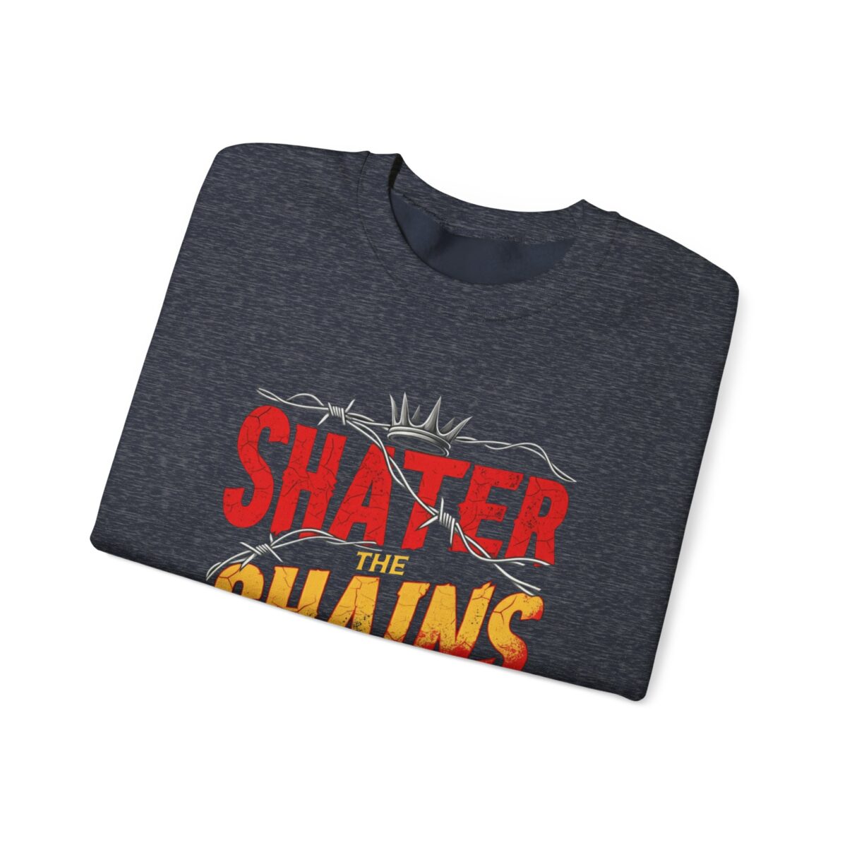 Shater chains of fear Unisex Heavy Blend™ Crewneck Sweatshirt - Image 11