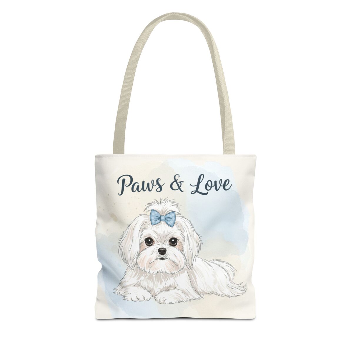 Paws & Love Dog Tote Bag - Cute Pet Lover's Carryall - Image 13