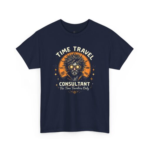 Time travel Unisex Heavy Cotton Tee - Image 7