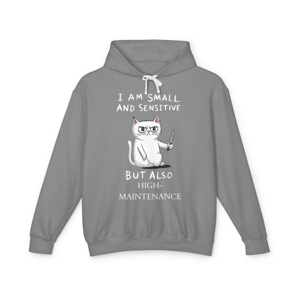 I'm high maintenance Unisex Lightweight Hooded Sweatshirt - Image 5