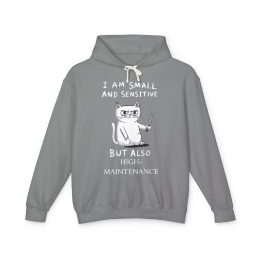 I'm high maintenance Unisex Lightweight Hooded Sweatshirt - Image 5