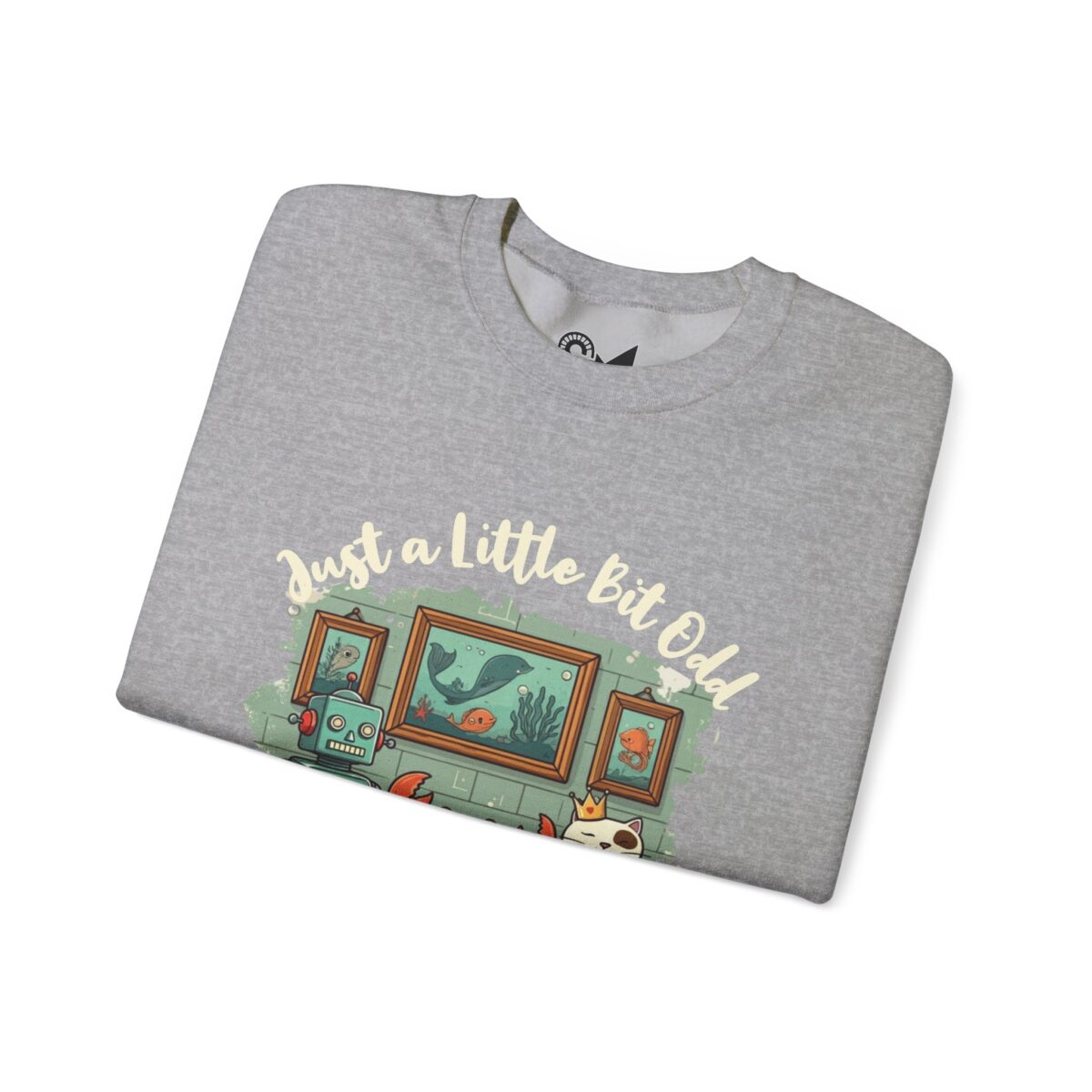 Just a little bit odd Unisex Heavy Blend™ Crewneck Sweatshirt - Image 11
