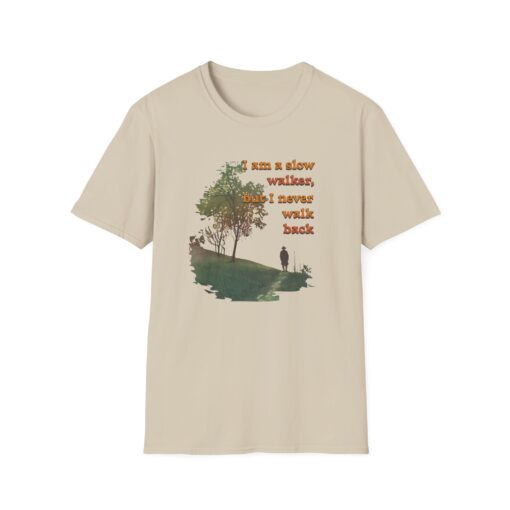 Never walk back Unisex Softstyle T-Shirt - Image 9