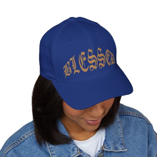 Blessed Embroidered Cap - Stylish Closed-Back Structured Hat for Faith and Everyday Wear - Image 11