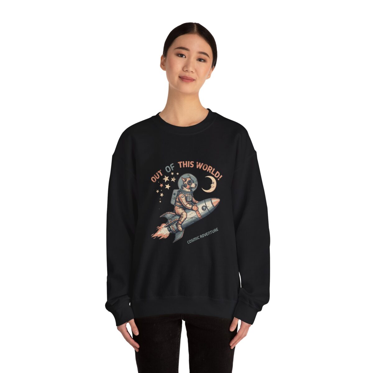 Out of this world Unisex Heavy Blend™ Crewneck Sweatshirt - Image 8