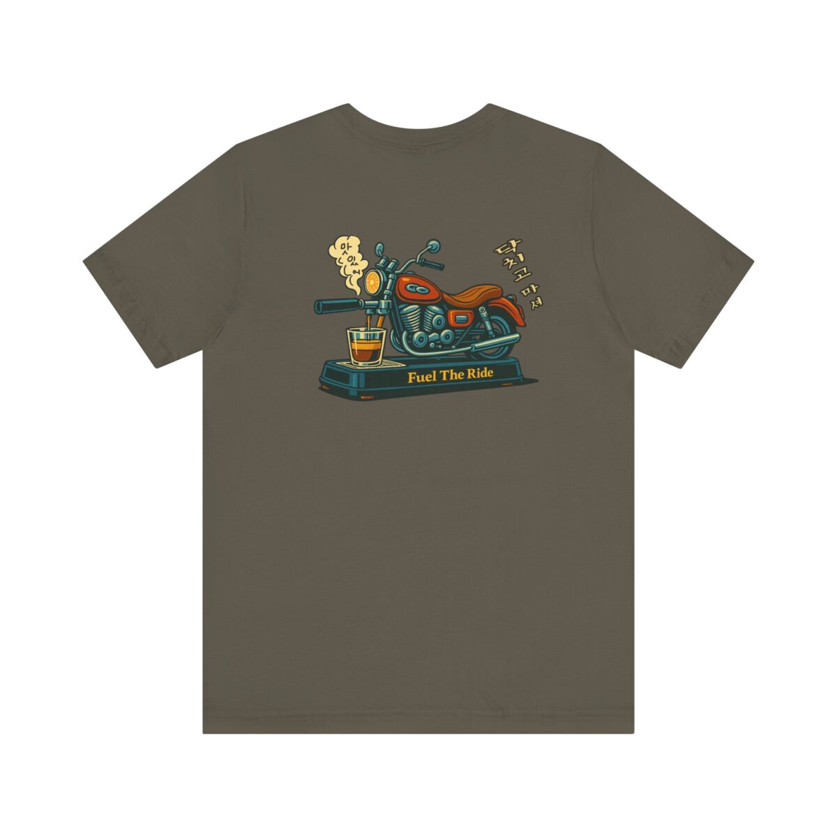 Fuel The Ride Unisex Tee - Vintage Motorcycle Graphic T-Shirt - Image 6