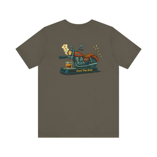 Fuel The Ride Unisex Tee - Vintage Motorcycle Graphic T-Shirt - Image 6