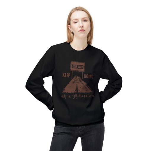 One way, keep going II Unisex Midweight Softstyle Fleece Crewneck Sweatshirt - Image 7