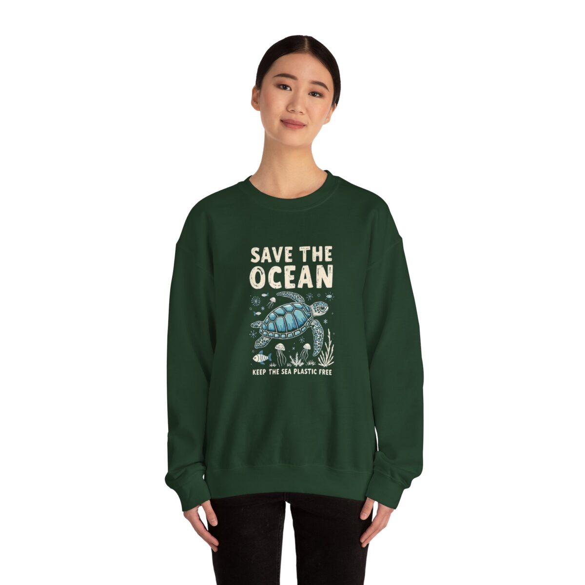 Save the Ocean Unisex Heavy Blend™ Crewneck Sweatshirt - Image 8
