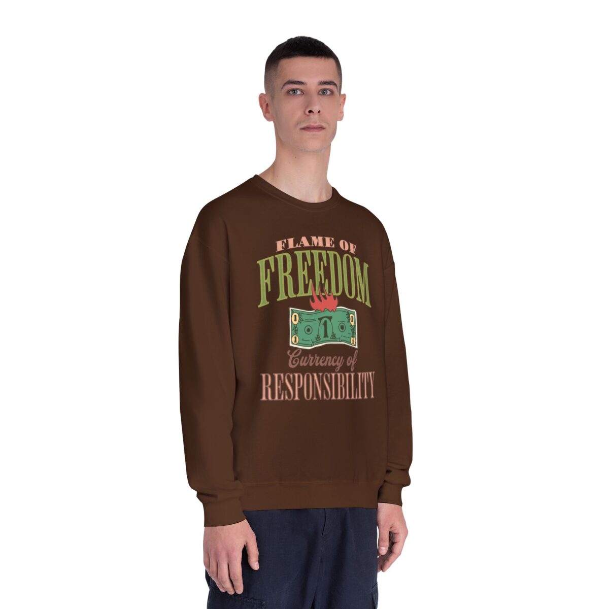 Currency of freedom Unisex NuBlend® Crewneck Sweatshirt - Image 19