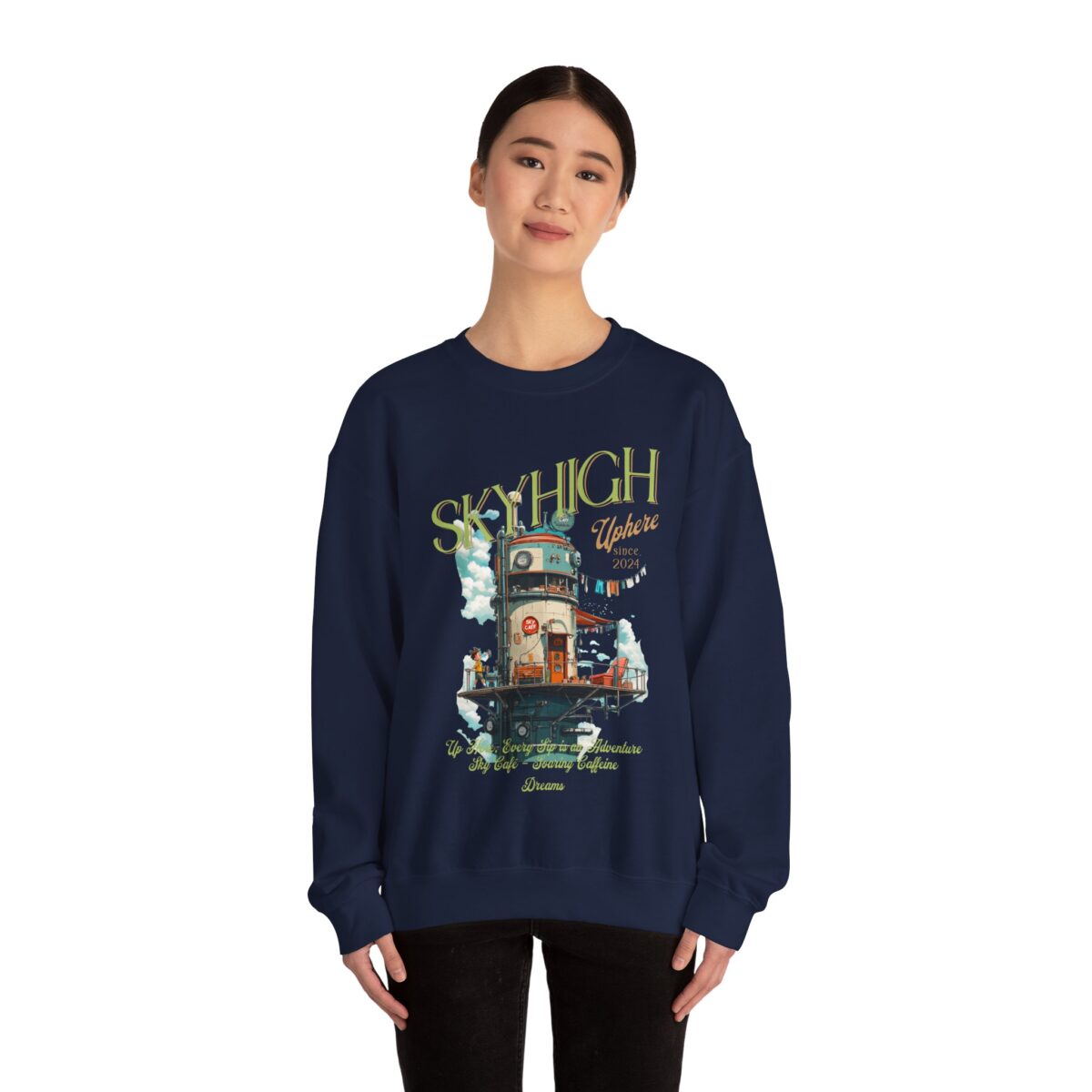 Sky high cafe Unisex Heavy Blend™ Crewneck Sweatshirt - Image 20