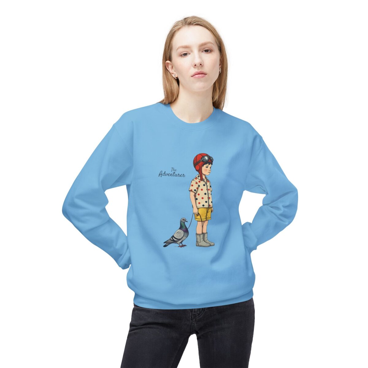 The adventurer Unisex Midweight Softstyle Fleece Crewneck Sweatshirt - Image 15