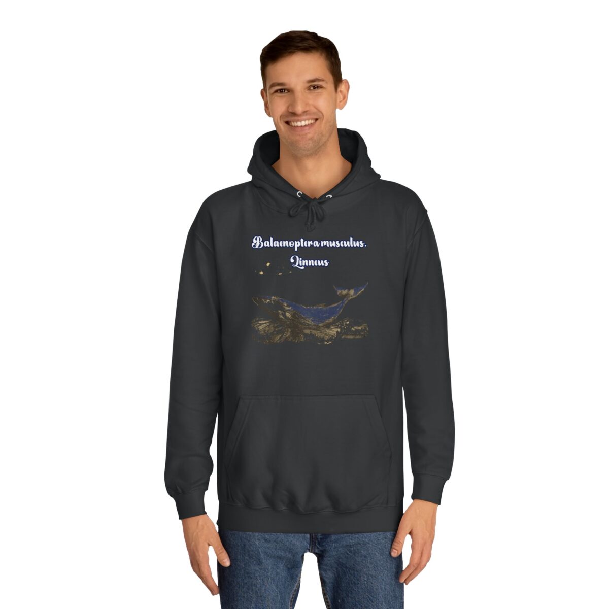 Blue Whale Unisex College Hoodie - Image 11