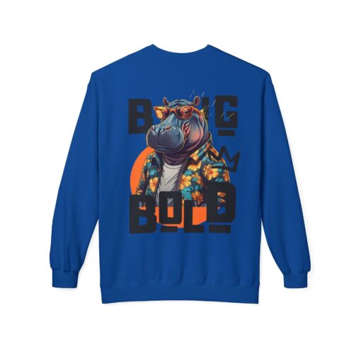 Big Bold Unisex Midweight Softstyle Fleece Crewneck Sweatshirt - Image 42