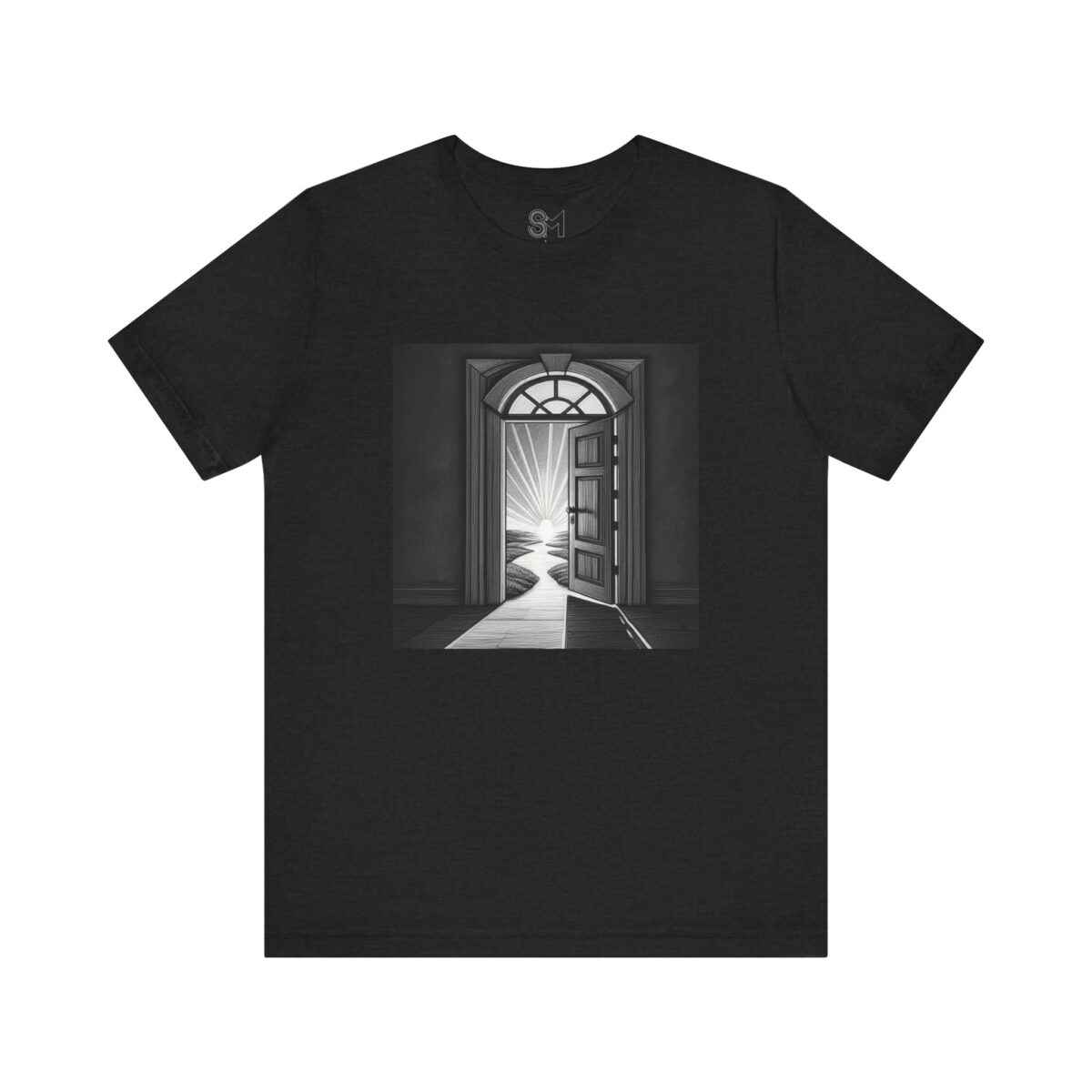 The door is open Unisex Jersey Short Sleeve Tee - Image 5