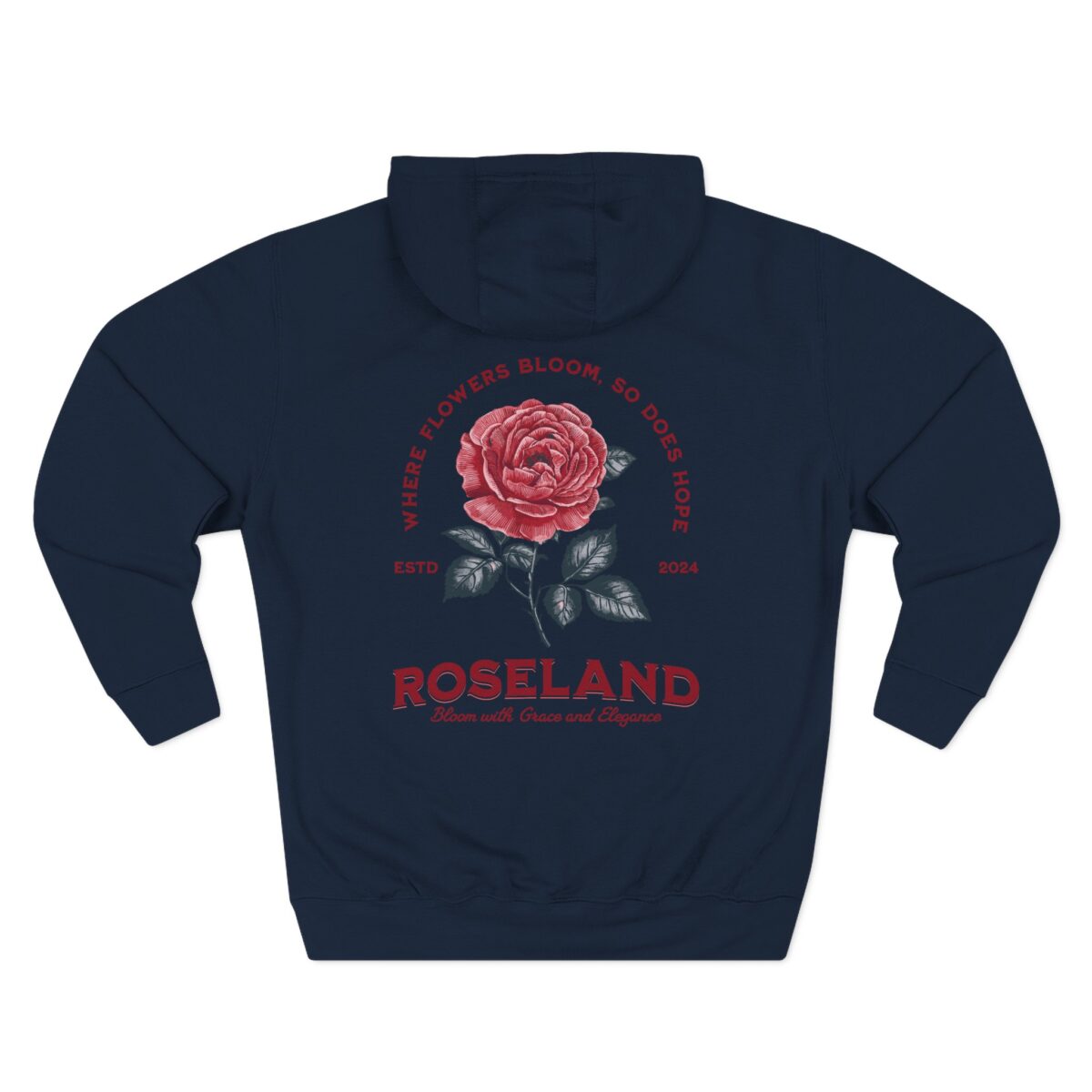 Roseland Three-Panel Fleece Hoodie - Image 26