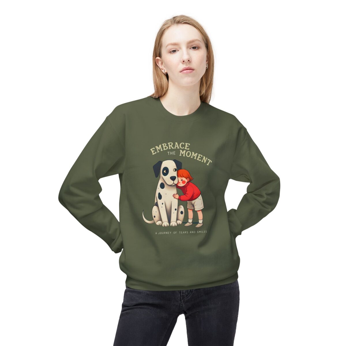 Embrace the moments Unisex Midweight Softstyle Fleece Crewneck Sweatshirt - Image 19