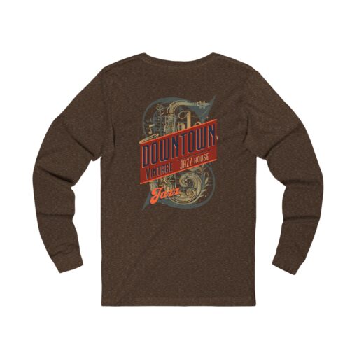 Downtown Jazz House Unisex Jersey Long Sleeve Tee - Image 4